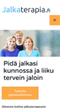 Mobile Screenshot of jalkaterapia.fi