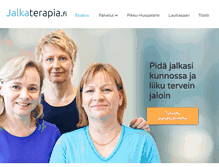 Tablet Screenshot of jalkaterapia.fi